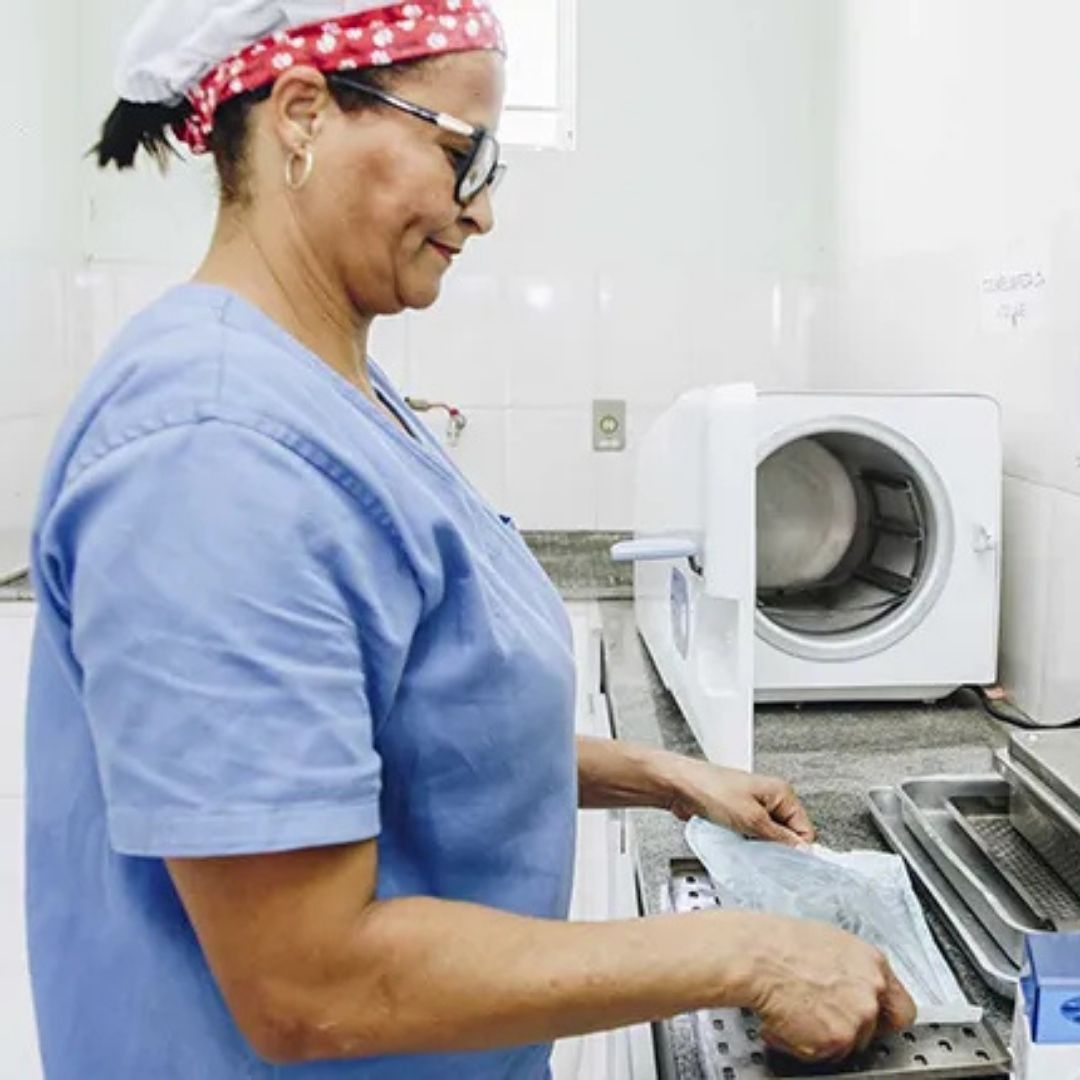 Central de esterilização do hospital